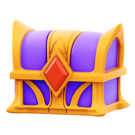Cofre de juego  3D Icon