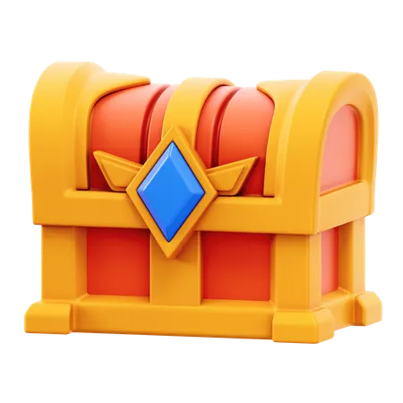 Cofre de juego  3D Icon
