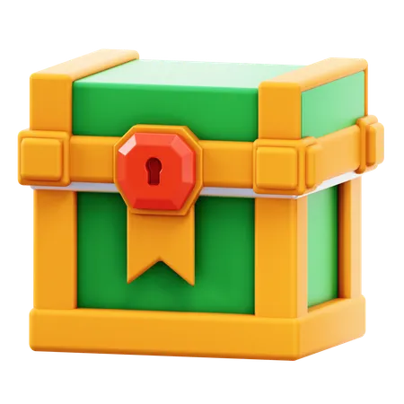 Cofre de juego  3D Icon