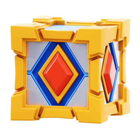 Cofre de poder  3D Icon