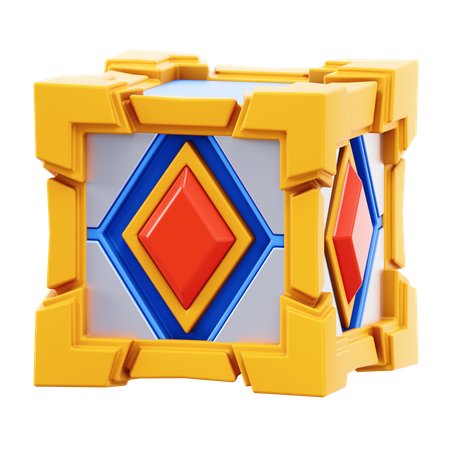 Cofre de poder  3D Icon