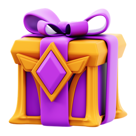 Cofre de regalos  3D Icon