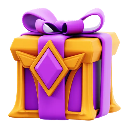 Cofre de regalos  3D Icon