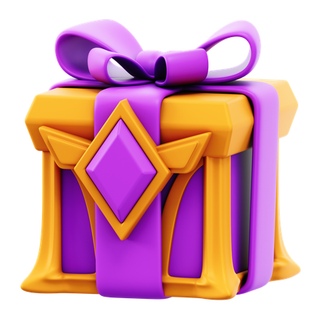 Cofre de regalos  3D Icon