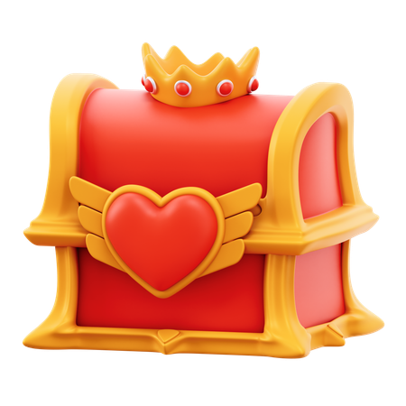 Pecho de amor  3D Icon