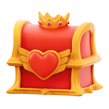 Pecho de amor  3D Icon