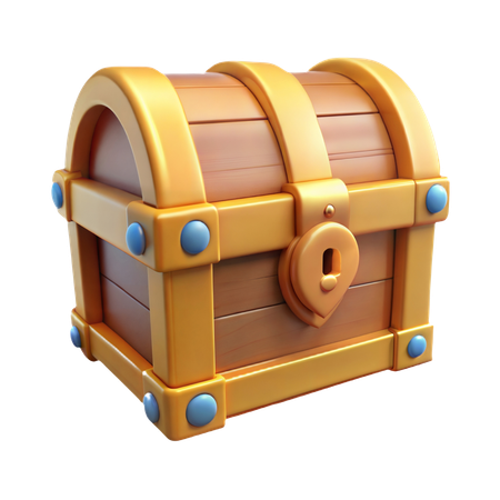 Cofre del tesoro  3D Icon