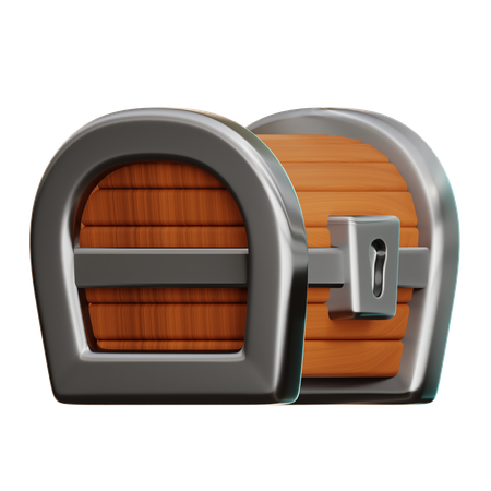 Cofre del tesoro  3D Icon