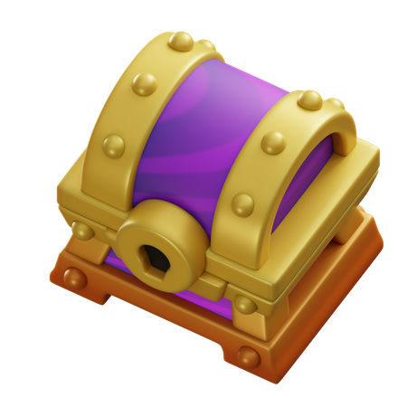 Cofre del tesoro  3D Icon