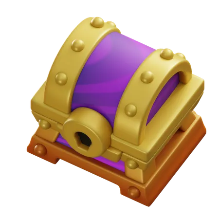 Cofre del tesoro  3D Icon