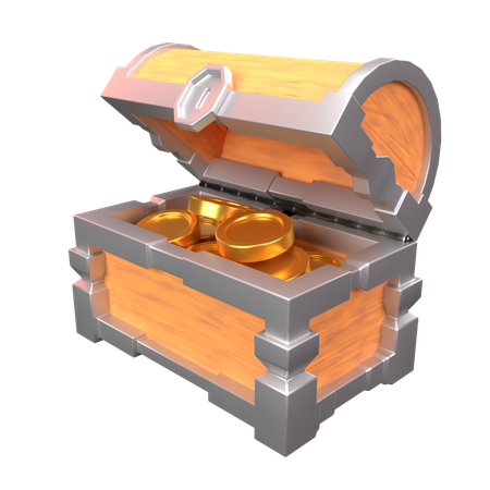 Cofre del tesoro  3D Icon