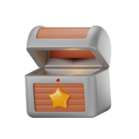 Cofre del tesoro  3D Icon