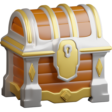 Cofre del tesoro  3D Icon