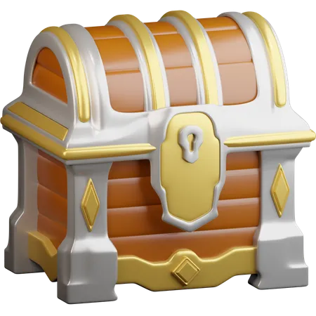 Cofre del tesoro  3D Icon