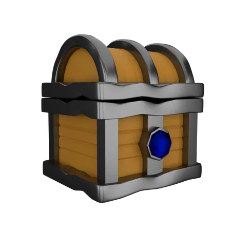 Cofre del tesoro  3D Icon