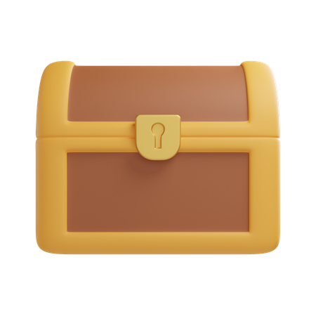 Cofre del tesoro  3D Icon