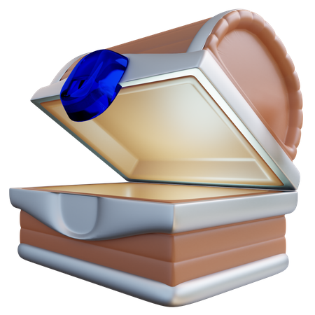 Cofre del tesoro  3D Icon