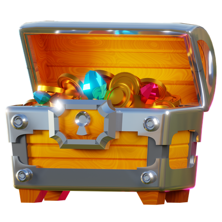 Cofre del tesoro  3D Icon