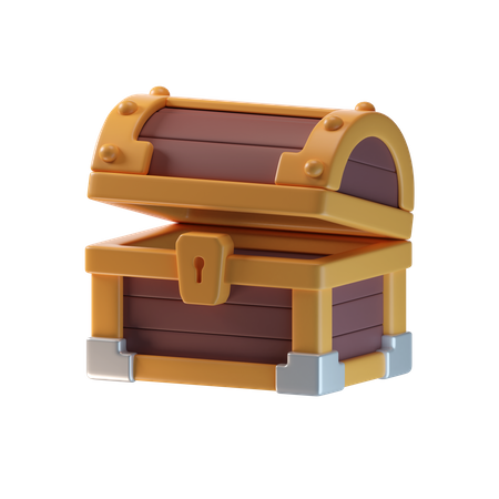 Cofre del tesoro  3D Icon