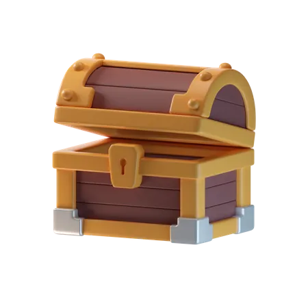 Cofre del tesoro  3D Icon