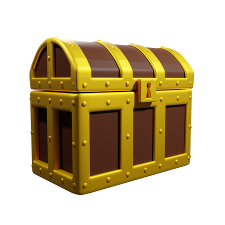 Cofre del tesoro  3D Icon