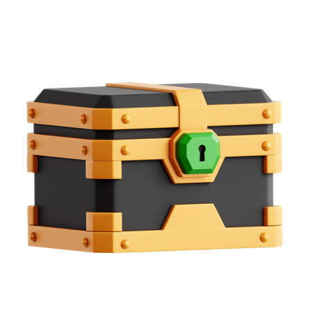 Cofre del tesoro  3D Icon