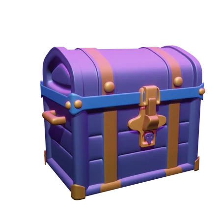 Cofre del tesoro  3D Icon