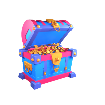 Cofre del tesoro  3D Icon