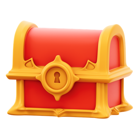 Cofre secreto  3D Icon