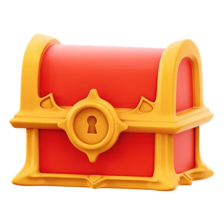 Cofre secreto  3D Icon