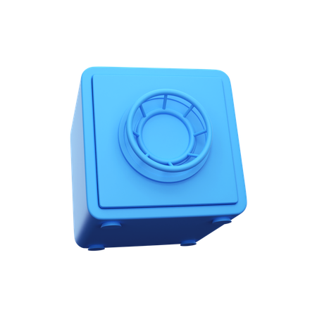 Cofre seguro  3D Icon