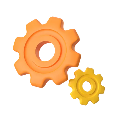 Cog  3D Icon