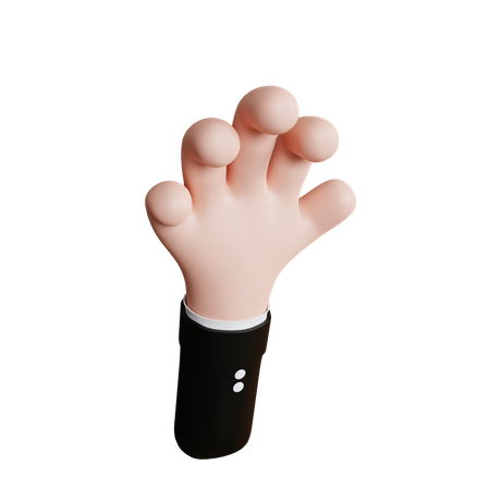 Coger el gesto de la mano  3D Icon