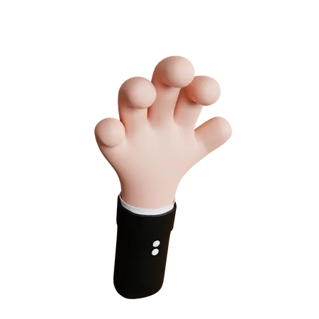Coger el gesto de la mano  3D Icon