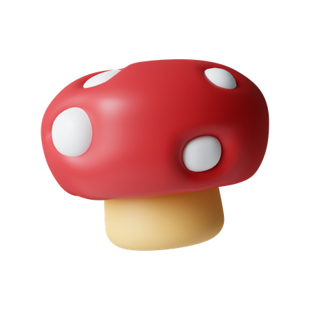 Cogumelo  3D Icon