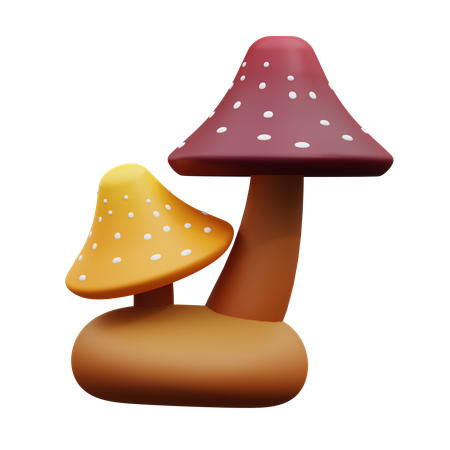 Cogumelo  3D Icon