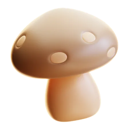 Cogumelo  3D Icon