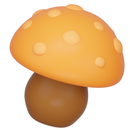 Cogumelo  3D Icon