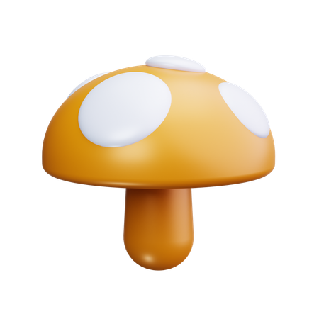 Cogumelo  3D Icon