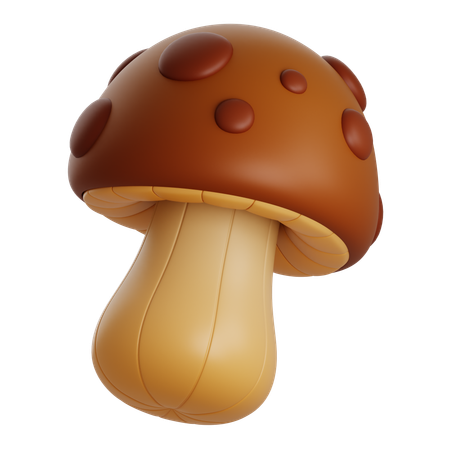 Cogumelo  3D Icon