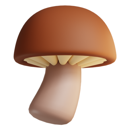 Cogumelo  3D Icon