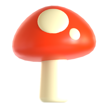 Cogumelo  3D Icon