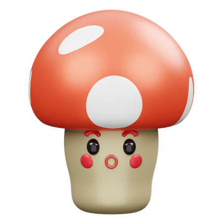 Cogumelo  3D Icon