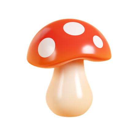 Cogumelo  3D Icon