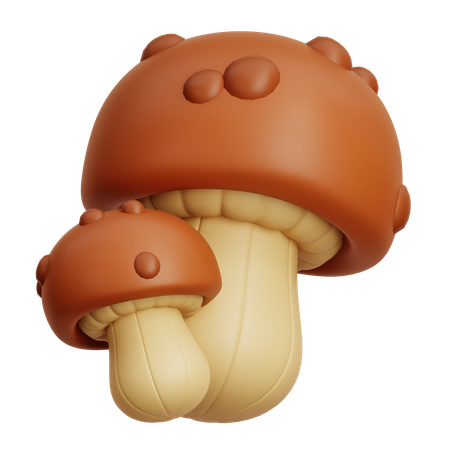 Cogumelo  3D Icon