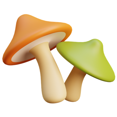 Cogumelo  3D Icon