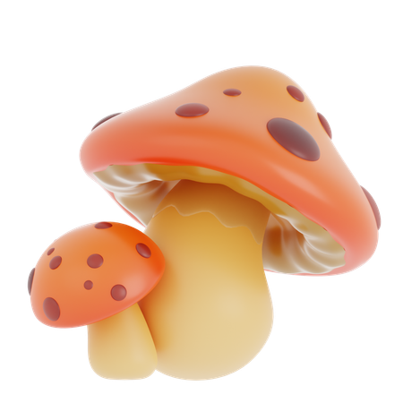 Cogumelo  3D Icon