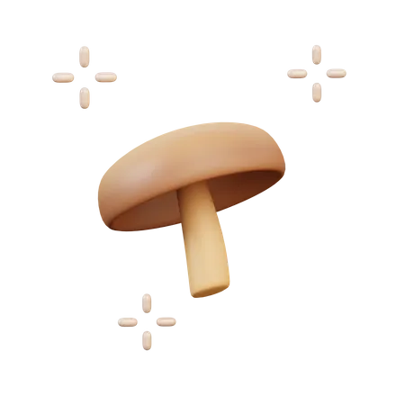 Cogumelo  3D Illustration