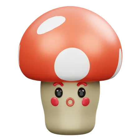 Cogumelo  3D Emoji