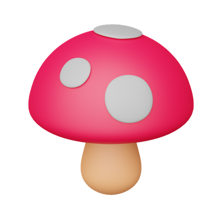 Cogumelo  3D Icon